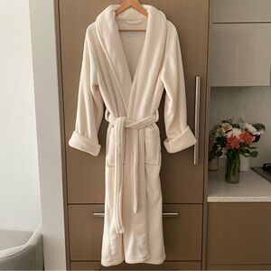 Restoration hardware luxury plush long robe